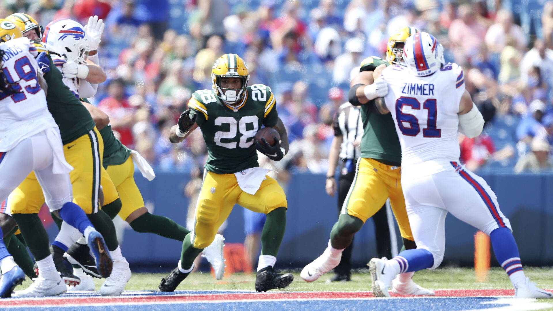 Packers Bills Football